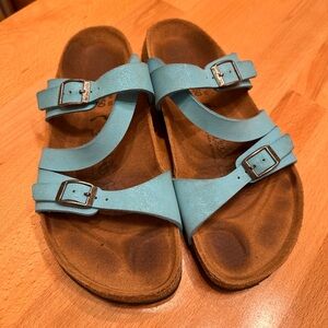 BIRKENSTOCK Salina sandals - Size EU 39, US 8-8.5 - blue - narrow width